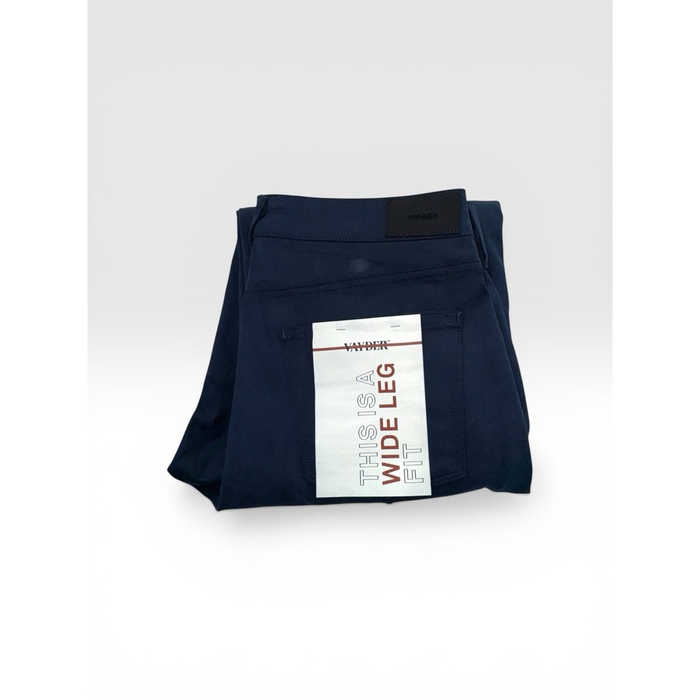 Vayder Utility Wide Leg Pants Navy Blue Men's 32